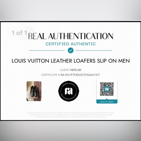 Louis Vuitton Leather Loafer Slip On Mens - Picture 12 of 13